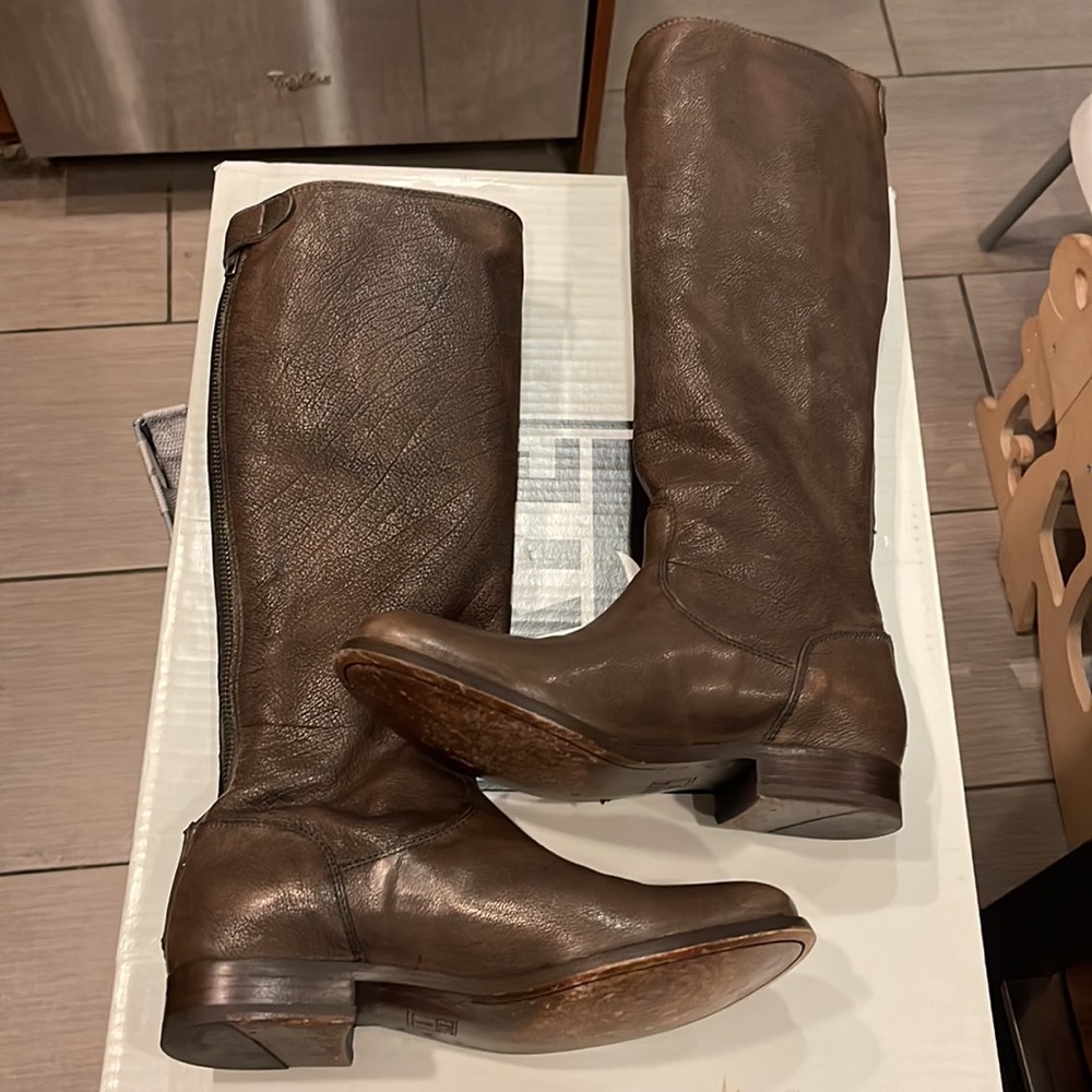 Frye Melissa Button Back Zip Boot - image 2
